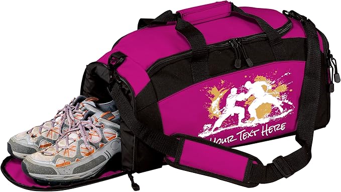 Personalized Martial Arts Duffel Bag – Custom Name Gym Bag for Karate, Taekwondo, Jiu Jitsu & MMA – Youth & Adult Training Gear Bag