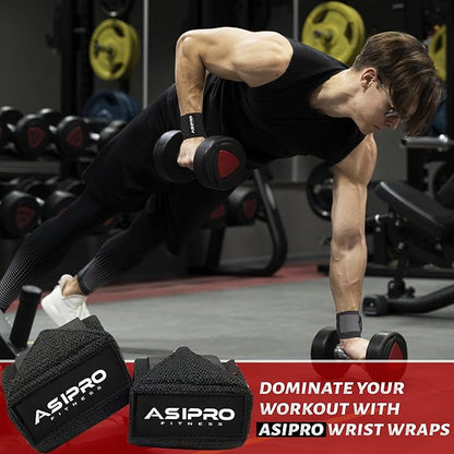 Wrist Wraps for Weightlifting 18" Wrist Straps for Weightlifting Weight Lifting Wrist Wraps for Men & Women, Muñequeras para Gym Wrist Support for Working Out, Gym Wrist Wraps for Powerlifting
