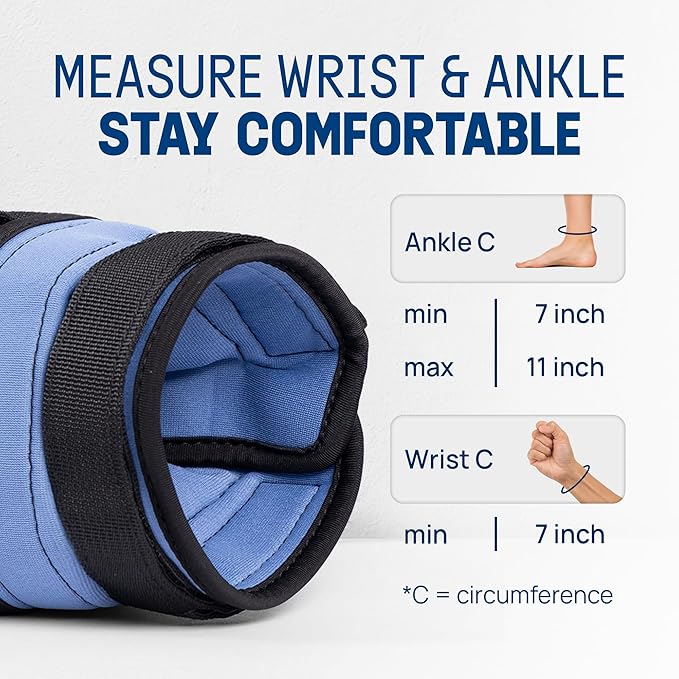 Yes4All Adjustable Wrist & Ankle Weights 3.5/5 LB Pair, Leg Weights for Women & Men, Weighted Arm Bands with Removable Sandbags for Fitness, Pilates, Walking, Strength Training - Versatile Colors