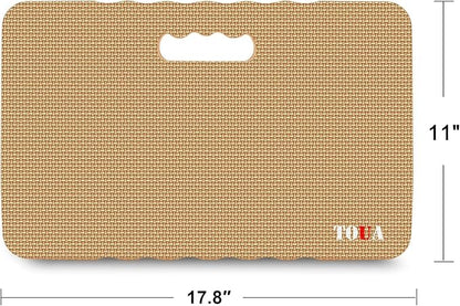 Kneeling Pad Thick Extra Large High Density Foam Comfort Kneeling Pad for Work Gardening Yoga Exercise Garden Knee Pad Beige, 1 pack