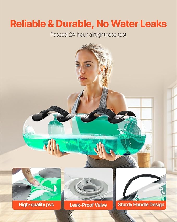Fitness Water Weight Aqua Bag Training Water Bag Portable Stability Workout