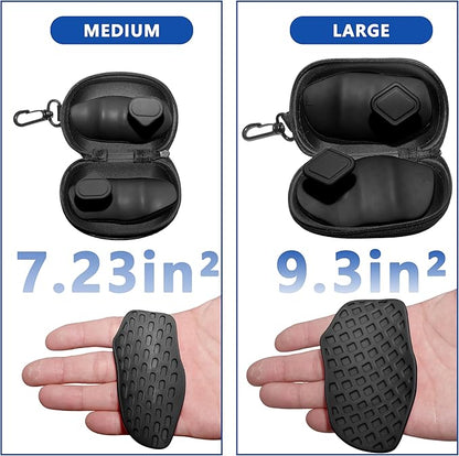 Silicone Gym Grips for Weight Lifting,Workout Gloves for Women Men Alternative,Anti Slip Gym Workout Grip,Rubber Gym Hand Grips-Weightlifting Grips Pad for Barbell,Pull Up,Ryptfit,Training