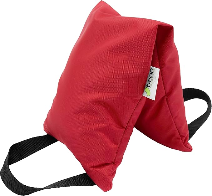 Yoga Sand Bags for Working Out - Reinforced Nylon Fabric Exercise Weight Bag with Double Handles for Secure Grip - Weighted Fitness Equipment for Yoga, Pilates & Training - Made in USA, 10 lbs