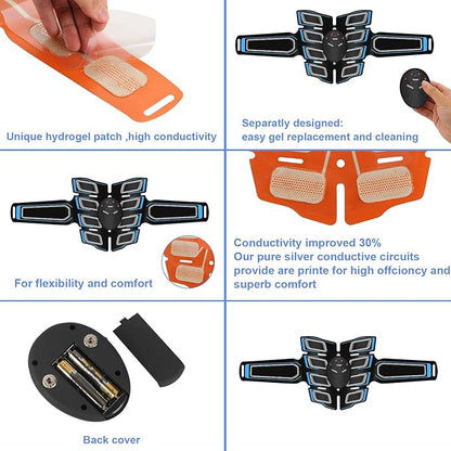 Ab machine Waist trainer Belt Abs Workout Equipment for Men Woman Abdomen/Arm/Leg Home Office Fitness Exercise