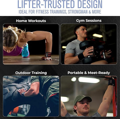 Rip Toned Wrist Wraps for Weightlifting – USPA & USAPL Approved 18" Wrist Straps for Powerlifting – Adjustable, Durable Gym Wraps with Thumb Loop – Maximum Support for Men & Women