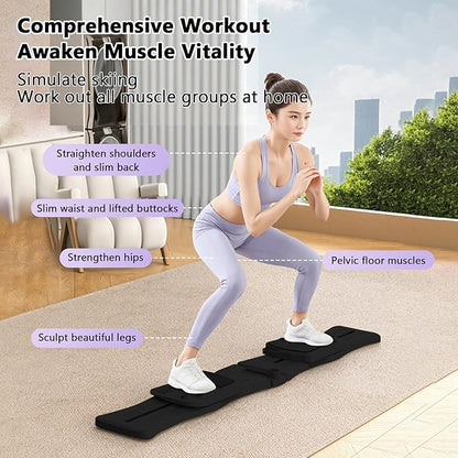 SUNGOOYUE , 7 in 1 Multifunctional Core Training Kit with Abs Roller and Push Up Handles, Foldable Portable Home Gym Equipment for Women Men Full Body Workout