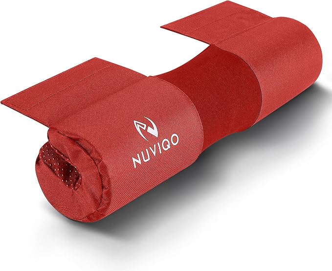 Barbell Squat Pad with Thick Foam and Nylon Padding - Neck & Shoulder Protective Pad Provides Support for Squats, Lunges & Hip Thrusts - Fits Olympic Standard Weightlifting Bar
