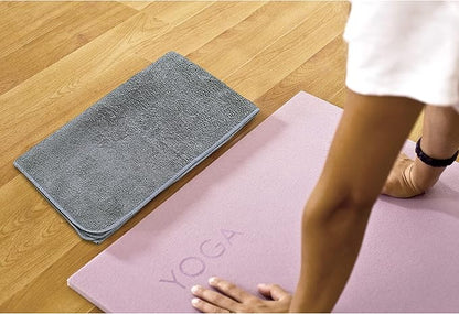 Eurow Microfiber Gym Towels, Super Absorbent & Quick Drying Sweat Towels for Fitness, Sports, Yoga, Workout, Sauna, Face & Equipment, Soft & Reusable,16x27 Inches, 6-Pack, Gray