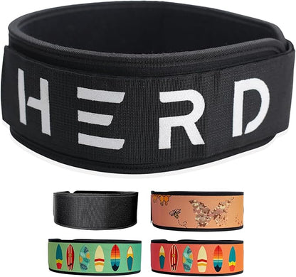 Weightlifting Belt, Workout Belt for Bodybuilding, Powerlifting, Olympic Lifting, Cross Training | Ideal for Squats, Deadlifts, and Barbell Exercises with Metal Buckle | Exceptional Back and Core Support