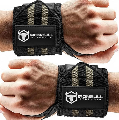 Wrist Wraps for Weightlifting (USPA & IPL Approved) - 18” Premium Quality Wrist Straps for Weightlifting - Weight Lifting Wrist Wraps with Thumb Loop - Best Gym Wrist Wraps for Lifting Weights, Curls & Dips - Lifting Wrist Wraps for Bench, Powerlifting...
