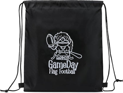Gameday Flag Football Set – Kits for 2–14 Players w/Belts, Agility Cones & Carry Bag – Available in Multi Colors & Sizes