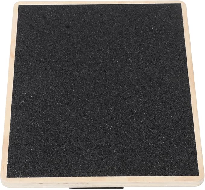 Lurrose Solid Board Anti-slip Adult Fitness Trainer Coordination Wobble Board for Home Workout Sensory Exercise Equipment