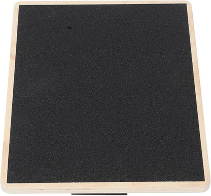 Lurrose Solid Board Anti-slip Adult Fitness Trainer Coordination Wobble Board for Home Workout Sensory Exercise Equipment
