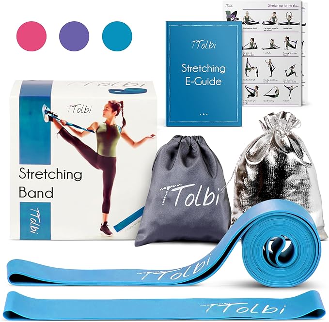 Premium Stretch Bands for Dancers – Improve Stretching & Flexibility with Ballet Stretching Band, Perfect Dance Equipment for Splits & Strength – Ideal Gifts for Dancers & Ballet Training