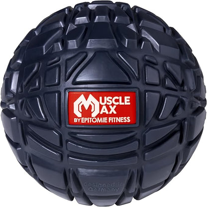 Epitomie Fitness Muscle Max Massage Ball - Therapy Ball for Trigger Point Massage - Deep Tissue Massager for Myofascial Release - Mobility Ball for Exercise & Recovery