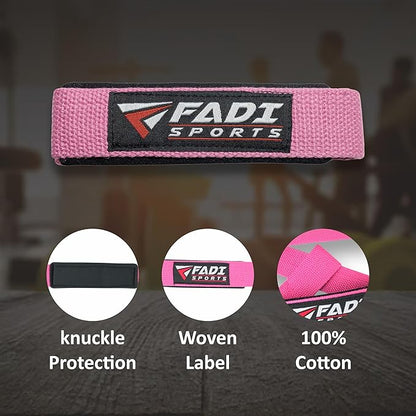 Lifting Wrist Straps for Weightlifting, Bodybuilding, Powerlifting & Deadlifts – 24 Inch Cotton Straps with Padded Neoprene for Strength Training & Grip Support