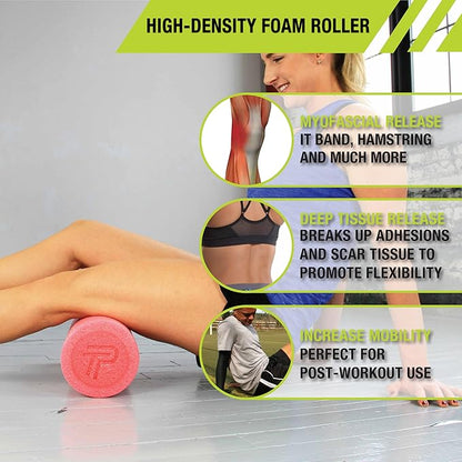 Pro-Tec Athletics Foam Roller, Deep Tissue Massage Roller for Recovery, Therapy, Flexibility, Circulation, and Muscle Release
