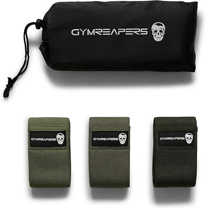 Hip Bands for Booty Workouts | Non Slip Fabric Band Set with 3 Levels - Resistance Bands for Legs & Hip - for Men & Women