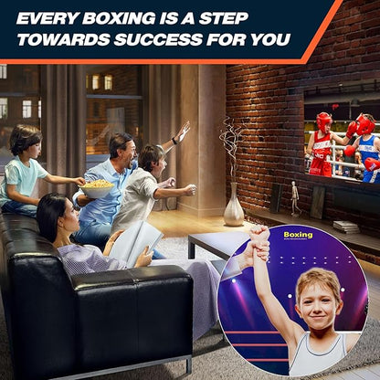 Complete Boxing Reflex Training Kit: Adjustable Headband, Inflatable Punching Balls, Speed Bag, Large & Small Gloves, Storage Bag. Improve Reaction Speed & Hand-Eye Coordination.