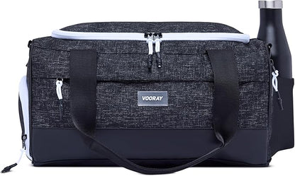 Vooray 23L Boost Duffle Bag – Small Gym Bag for Women and Men with Shoe Compartment, Durable Sports Tote and Travel Duffel for Training, Overnight and Weekend Trips - Graphite