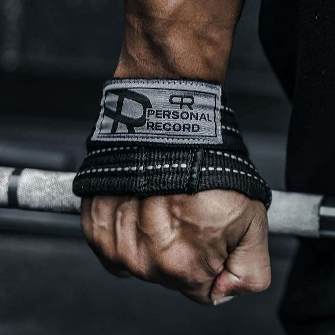 Deadlift Straps - Figure 8 Weightlifting Straps for Powerlifting, Bodybuilding, Strongman – Heavy Duty Grip Support Wrist Wraps for Men & Women