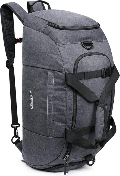 G4Free 40L 3-Way Duffle Bag Backpack Gym Bag for Men Women Sports Duffel Bag with Shoe Compartment Travel Backpack Luggage