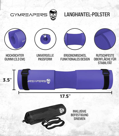 Gymreapers Barbell Squat Pad - Protective Bridge Pad For Hip Thrust, Squats, Lunges - Hip Support, Neck Protection For Bar