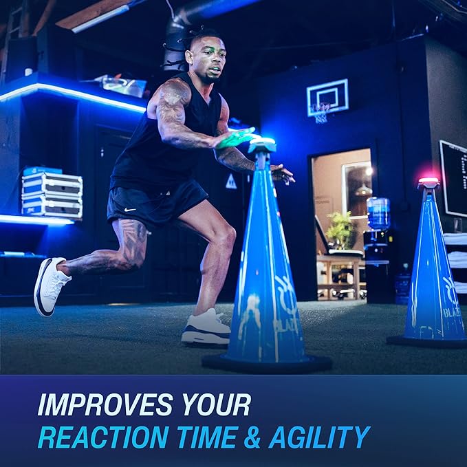 BlazePod Reaction Training Kit Smart Pods for Speed, Agility & Cognitive Drills - Pro-Level Training for Athletes, Trainers, Therapists & Coaches - App Access Included