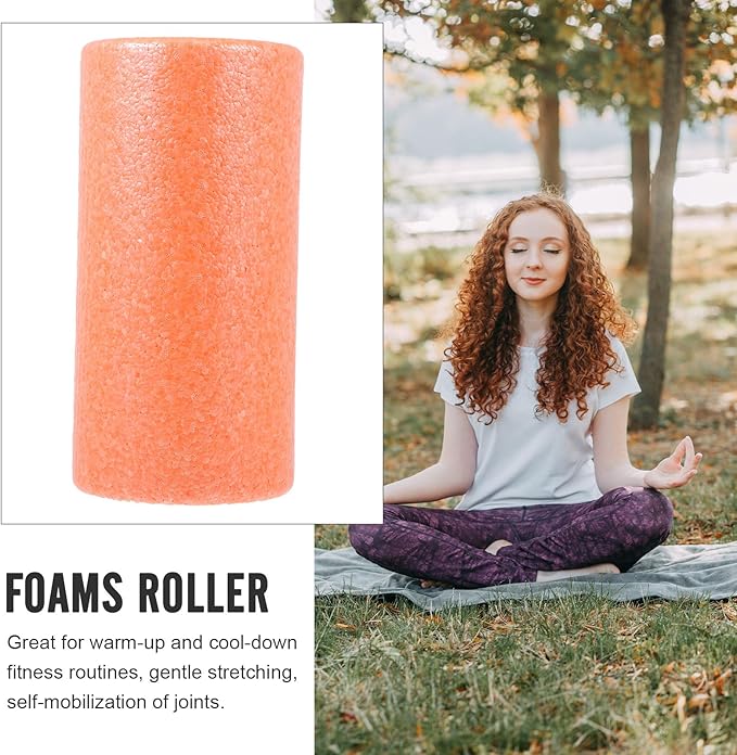 Veemoon Muscle Relax Roller Exercise Foam Roller 30x15cm Epp Material Fitness Massage Stick for Muscle Release and Body Relaxation Home Workout