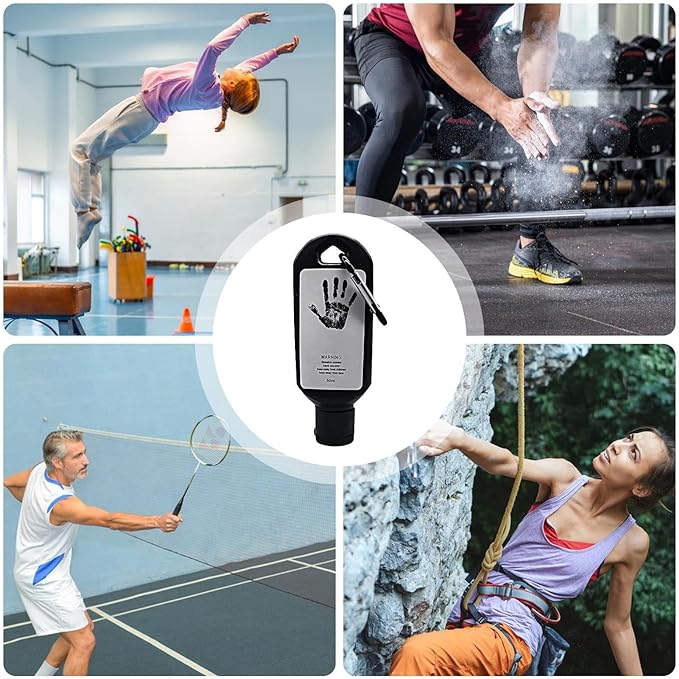 Gym Chalk | Liquid Long-Lasting Grip Enhancer,50ml Rock Climbing Grip Gymnastics Chalk,for Basketball Badminton Training Weightlifting Deadlifts Athletes Powerlifters
