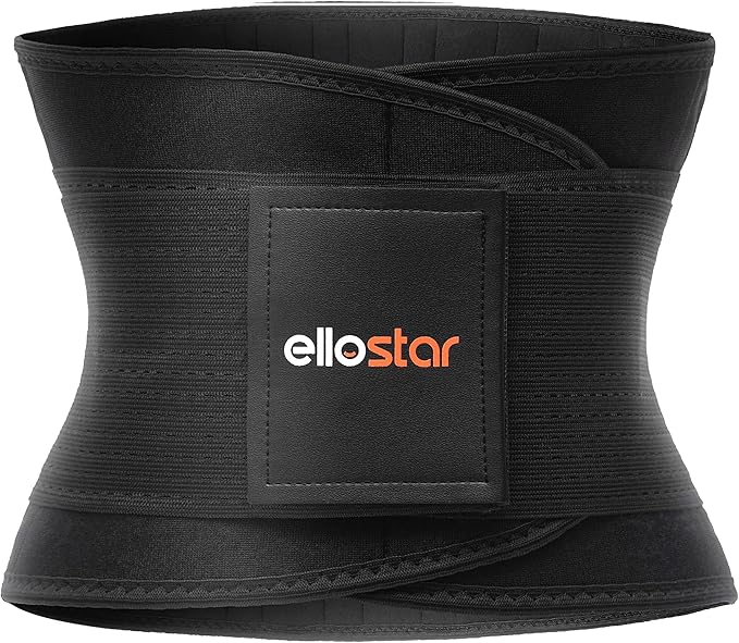 ellostar Women's Waist Trainer: Sweat Band for Belly Fat, Tummy Control, Back Support, Workout Shapewear, Weight Loss Aid