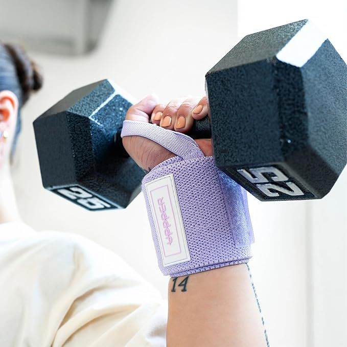 UPPPER Wrist Wraps for Weightlifting – 19" Lifting Wrist Support with Thumb Loop for Bench Press, Powerlifting, and Gym Workouts for Men & Women | Premium Fitness Gear
