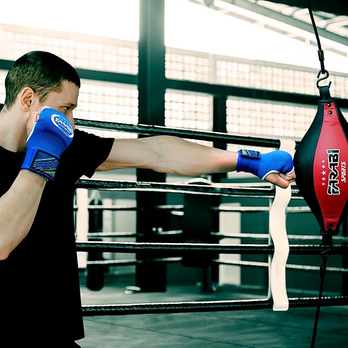 Farabi Quick Wraps Gloves Gel Paded Hand Wraps Adult MMA Boxing Muaythai Bandages Hand Protector 80cm Meter Wrist Support Strap Pair