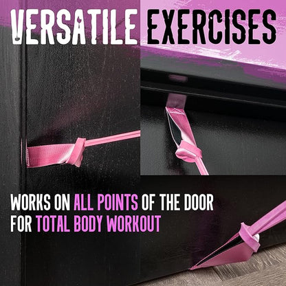 Gradient Fitness Door Anchor for Resistance Bands | Heavy Duty Resistance Band Door Anchors for Stretching Straps, Physical Therapy Exercises & Closed Loop Bands. Door Anchor for Home Gym Workout