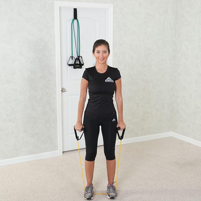 Black Mountain Products Single Resistance Band - Door Anchor and Starter Guide Included