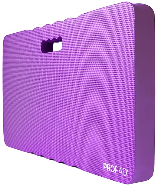 Thick Kneeling Pad, Garden Kneeler for Gardening, Bath Kneeler for Baby Bath, Kneeling Mat for Exercise & Yoga, Knee Pad for Work, Floor Foam Pad, 2X Large (XXL) 24 x 14 x 1.5 Inches, Purple
