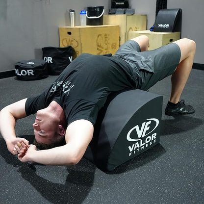 Valor Fitness Hip Thrust Pad Glute Training Box for Home Gym, Non Slip Foam Platform for Step Ups, Squats, Core and Lower Body Strength