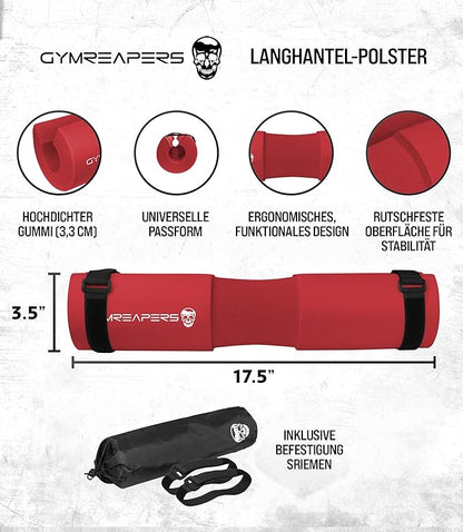 Gymreapers Barbell Squat Pad - Protective Bridge Pad For Hip Thrust, Squats, Lunges - Hip Support, Neck Protection For Bar