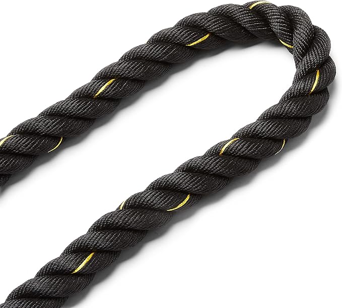 Amazon Basics Battle Rope for Home Gym Workout, Exercise Training Equipment