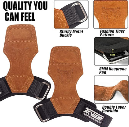 TAVIEW Wrist Straps for Weightlifting for Maximum Grip Support - Lifting Deadlift Strap & Weight Lifting Grips Gloves for Working Out Pull Up Deadlifting & Shrugs