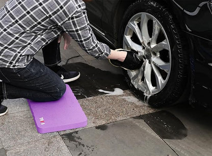 TOUA Kneeling Pad Thick Extra Large High Density Foam Comfort Kneeling Pad for Work Gardening Yoga Exercise Garden Knee Pad, Purple 2 Pack