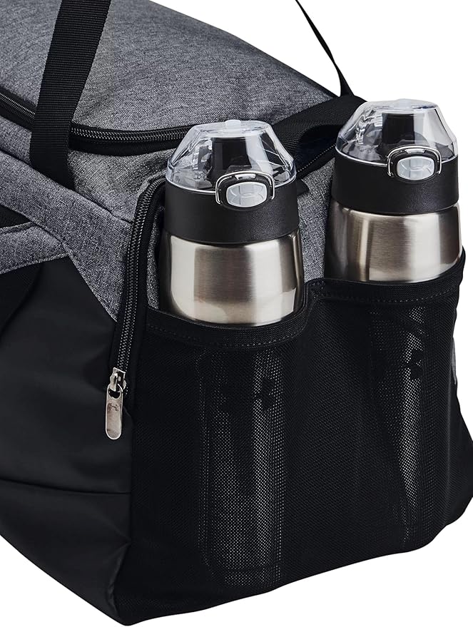 Under Armour Unisex-Adult Undeniable 5.0 Duffle, Pitch Gray Medium Heather (012)/Black, Small