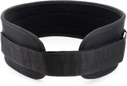 Crown Sporting Goods Neoprene Weight Lifting Belt – Strength Training Fitness Equipment, Great for Squatting, Deadlifts, & Power Lifting with Adjustable Strap
