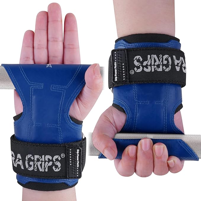 Cobra Grips PRO Weight Lifting Gloves Heavy Duty Straps Alternative with Power Lifting Hooks Padded Wrist Support for Deadlifts & Bodybuilding