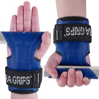 Cobra Grips PRO Weight Lifting Gloves Heavy Duty Straps Alternative with Power Lifting Hooks Padded Wrist Support for Deadlifts & Bodybuilding