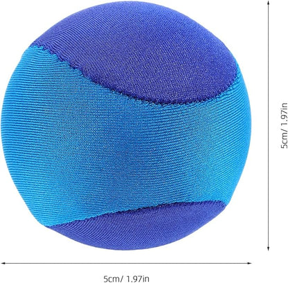 YARNOW Portable Mini Hand Grip Strength Trainer Ball for Finger Strengthening and Rehabilitation Tpr Fabric Hand Exerciser for Stress Relief and Concentration Improvement Light Blue