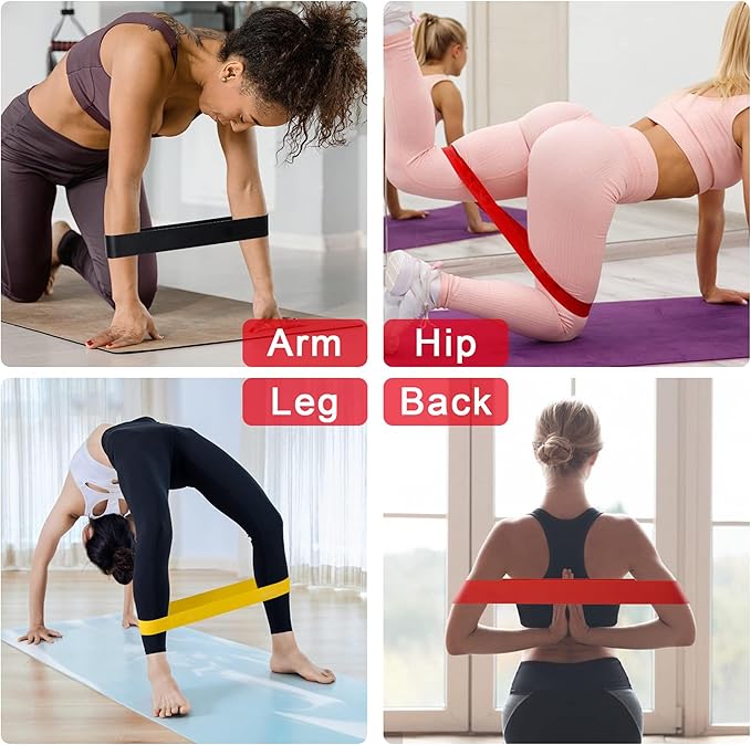 Ankle Resistance Bands with Cuffs, Home Gym Workout Equipment, Lifting Glute Butt Exercise Equipment for Women, Ankle Weights Fitness Band Set