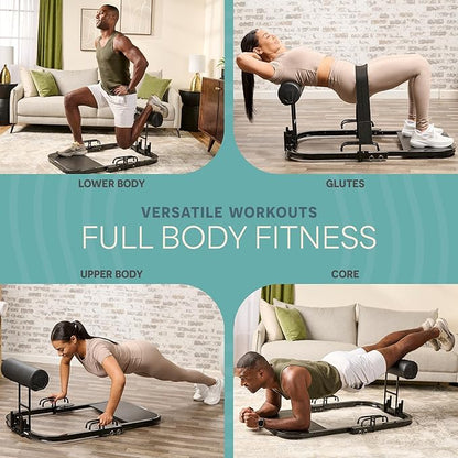 Lifepro Hip Thrust Machine – Adjustable Glutes Workout Equipment for Home – GluteBlast Foldable Booty Builder, Sissy Squat Machine, Thrust Glute Bench, Home Gym Glute Workout
