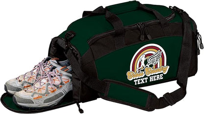 Personalized Cross Country Duffel Bag – Custom Name Team Logo XC Gym Travel Bag for Runners – Lightweight Athletic Sports Gear Bag for Boys & Girls