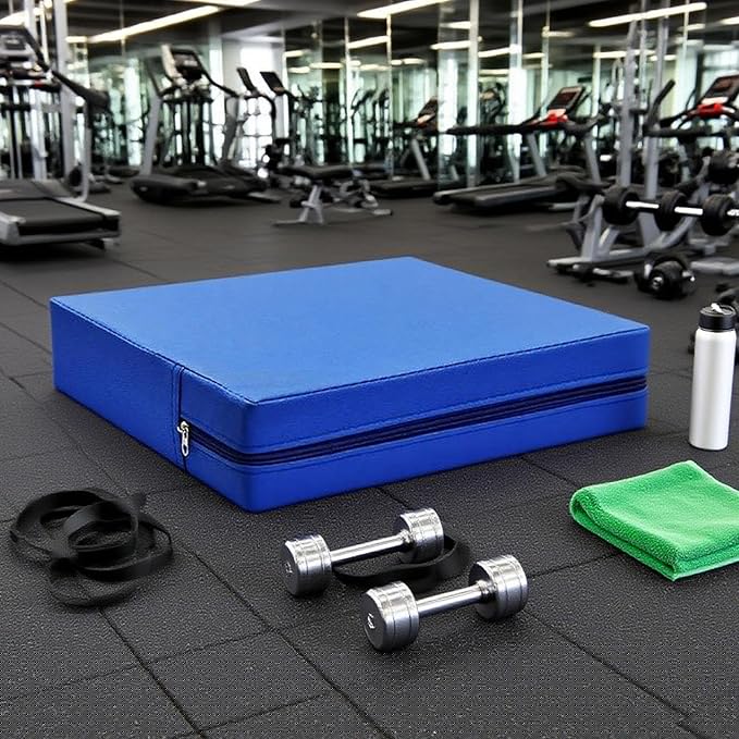 Exercise Balance Pad - 15.7" x 15.7" (40cm x 40cm) EVA Foam Stability Training Mat for Pilates, Ankle & Knee Rehab- 50x40x8cm